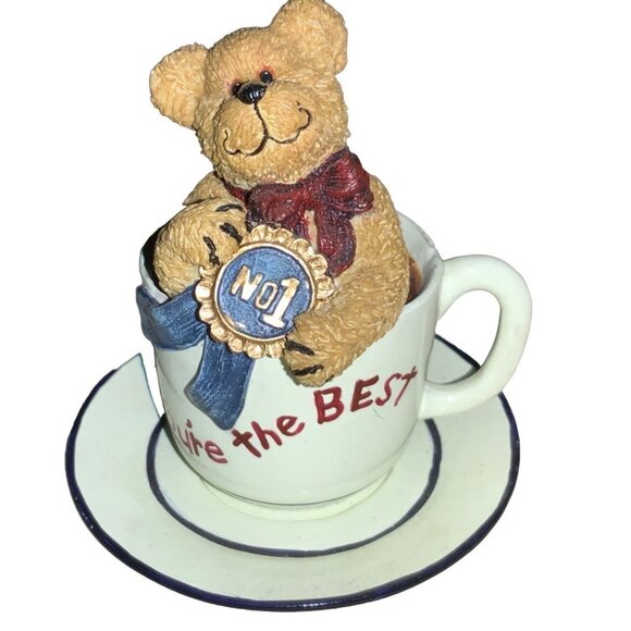 Boyds Bears Teabearies TOPPER TEABEARIE  You're the Best #1 2002 - Picture 1 of 10